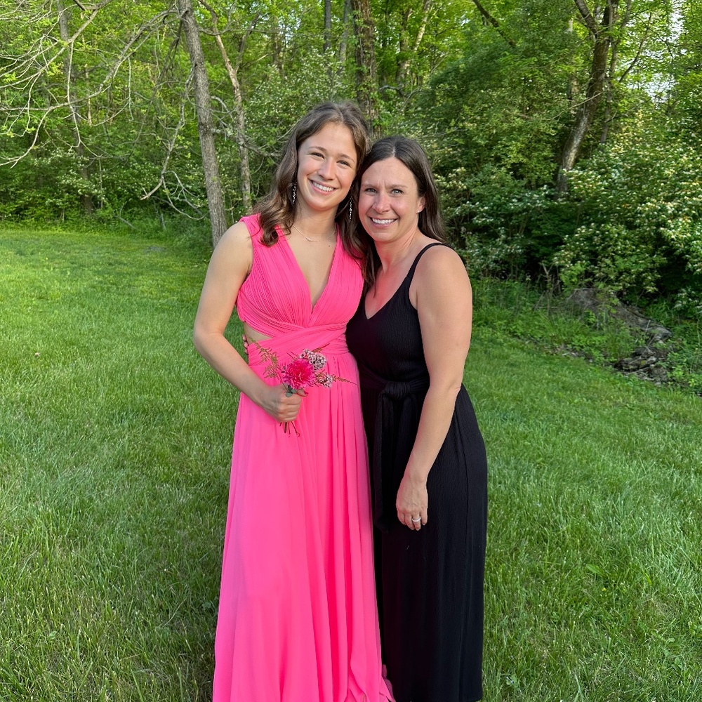 Hot Pink Prom Dress